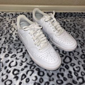 Nike Court Vision Low All White Size 10